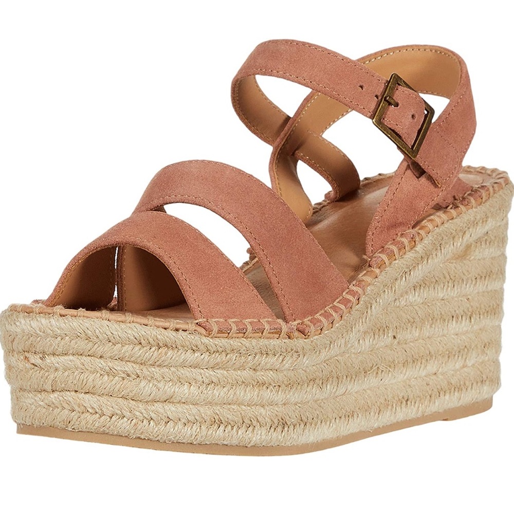 Suede Platform Wedges
